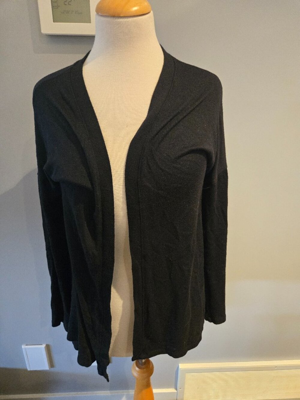 Reitmans Women’s Open Front Knit Cardigan | Size XS | Black